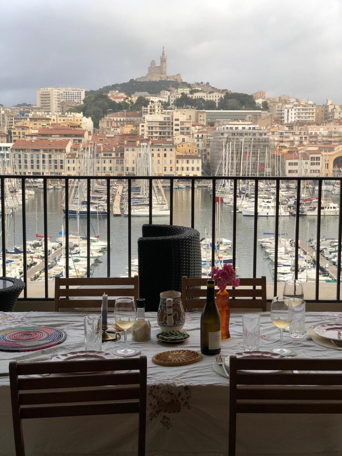Ferienwohnung Grand T2 Surplombant Le Vieux Port Marseilles Exterior foto