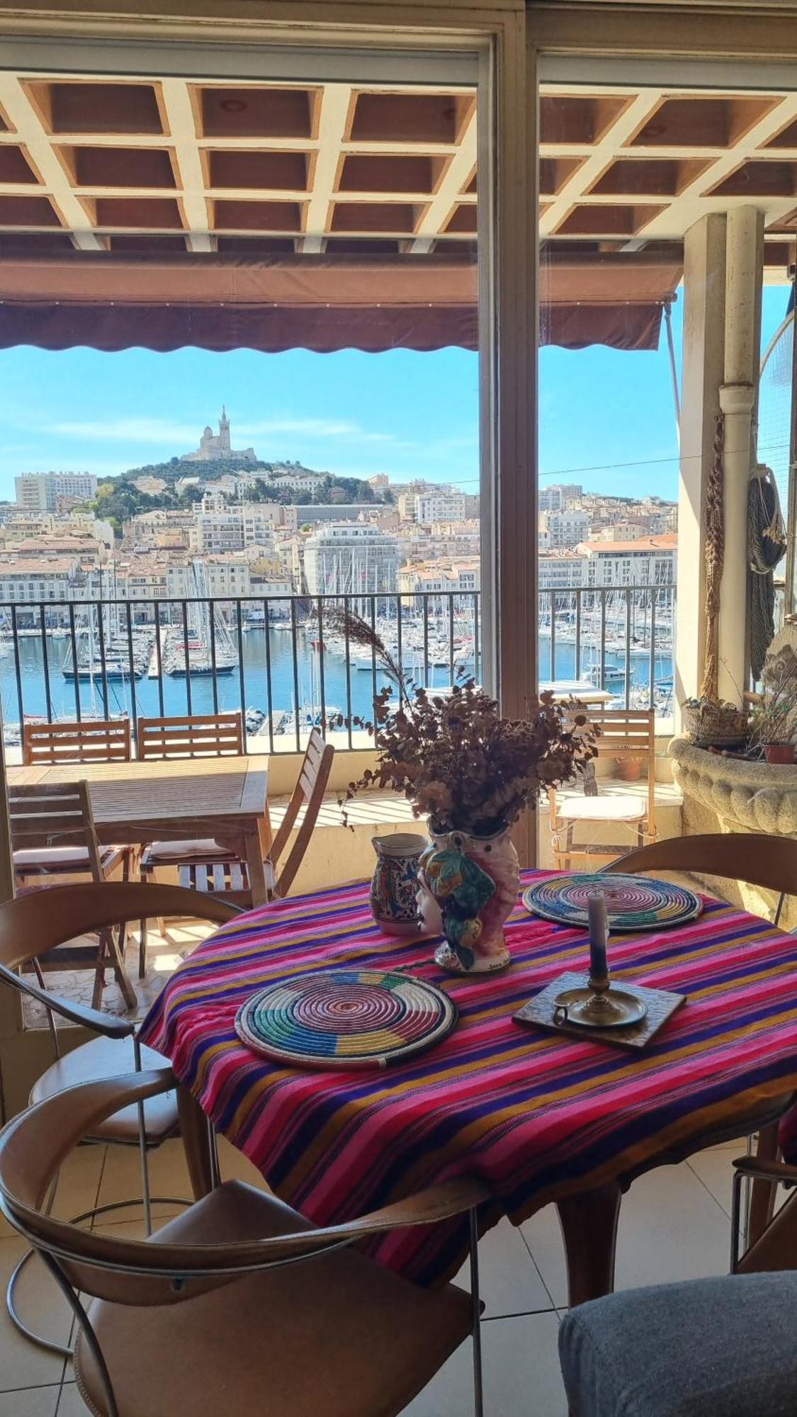 Ferienwohnung Grand T2 Surplombant Le Vieux Port Marseilles Exterior foto